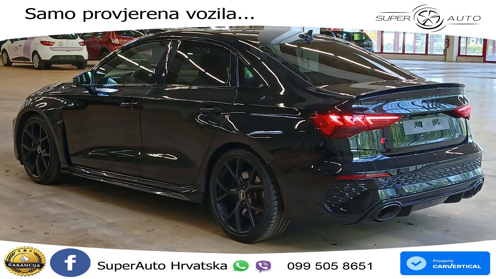 Audi RS3 Sedan 2.5 TFSI (400 KS) quattro S tronic LED+GR SJED+ACC