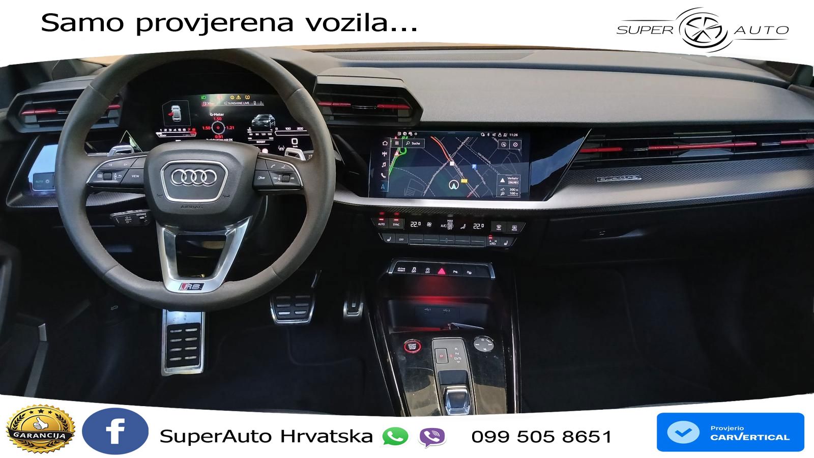 Audi RS3 Sedan 2.5 TFSI (400 KS) quattro S tronic LED+GR SJED+ACC
