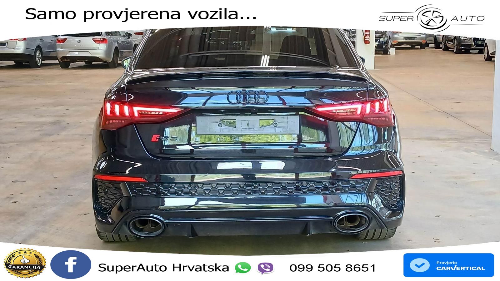 Audi RS3 Sedan 2.5 TFSI (400 KS) quattro S tronic LED+GR SJED+ACC