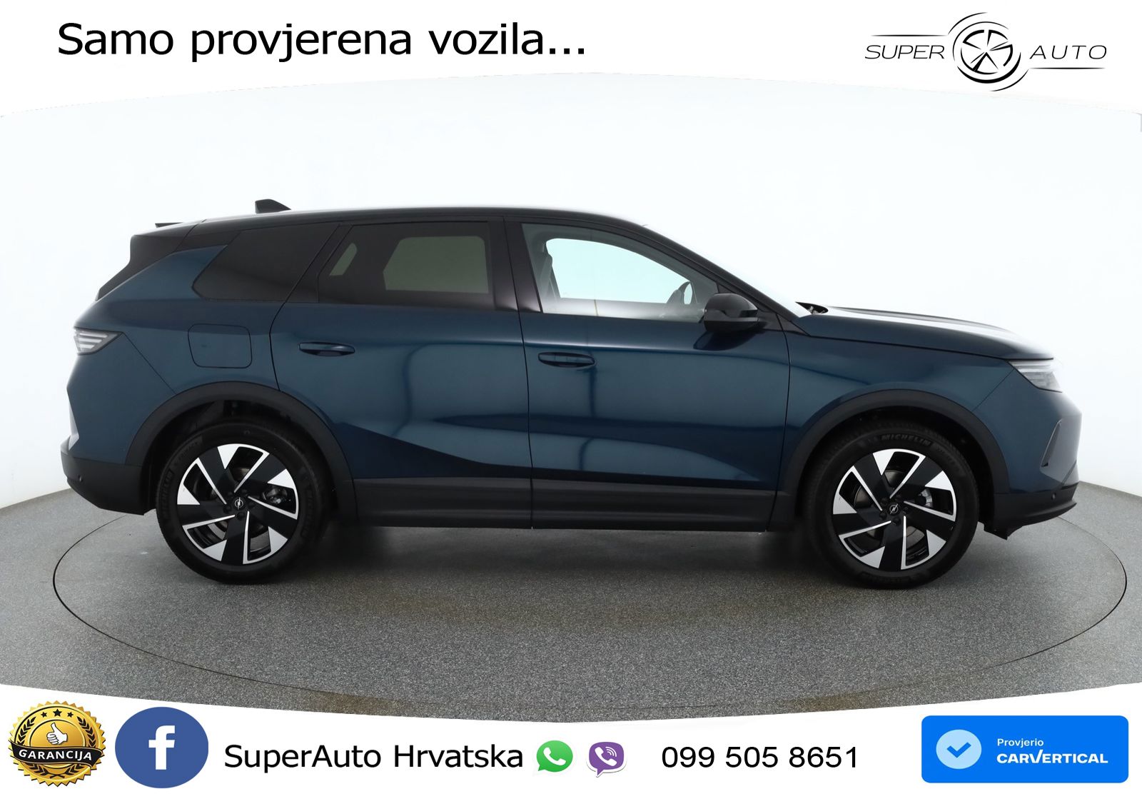 Opel Grandland 1.2 Turbo (145 KS) Hybrid eDCT Ultimate LED+GR SJED+ACC
