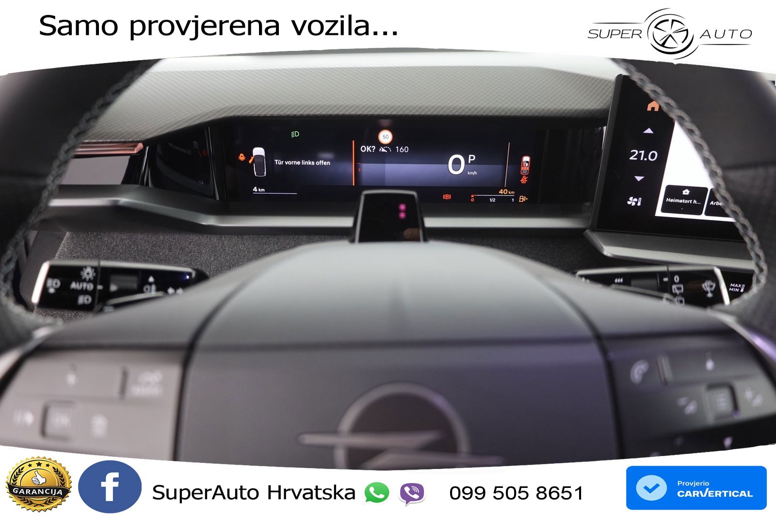 Opel Grandland 1.2 Turbo (145 KS) Hybrid eDCT Ultimate LED+GR SJED+ACC