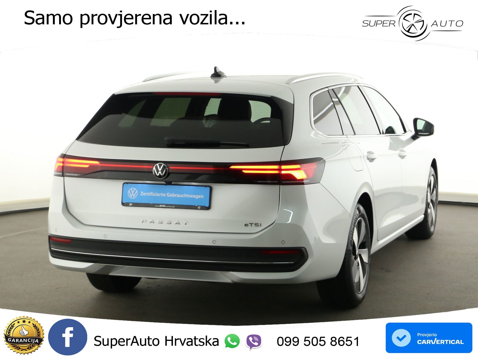 Volkswagen Passat Variant 1.5 eTSI (150 KS) DSG Business LED+GR SJED+ACC