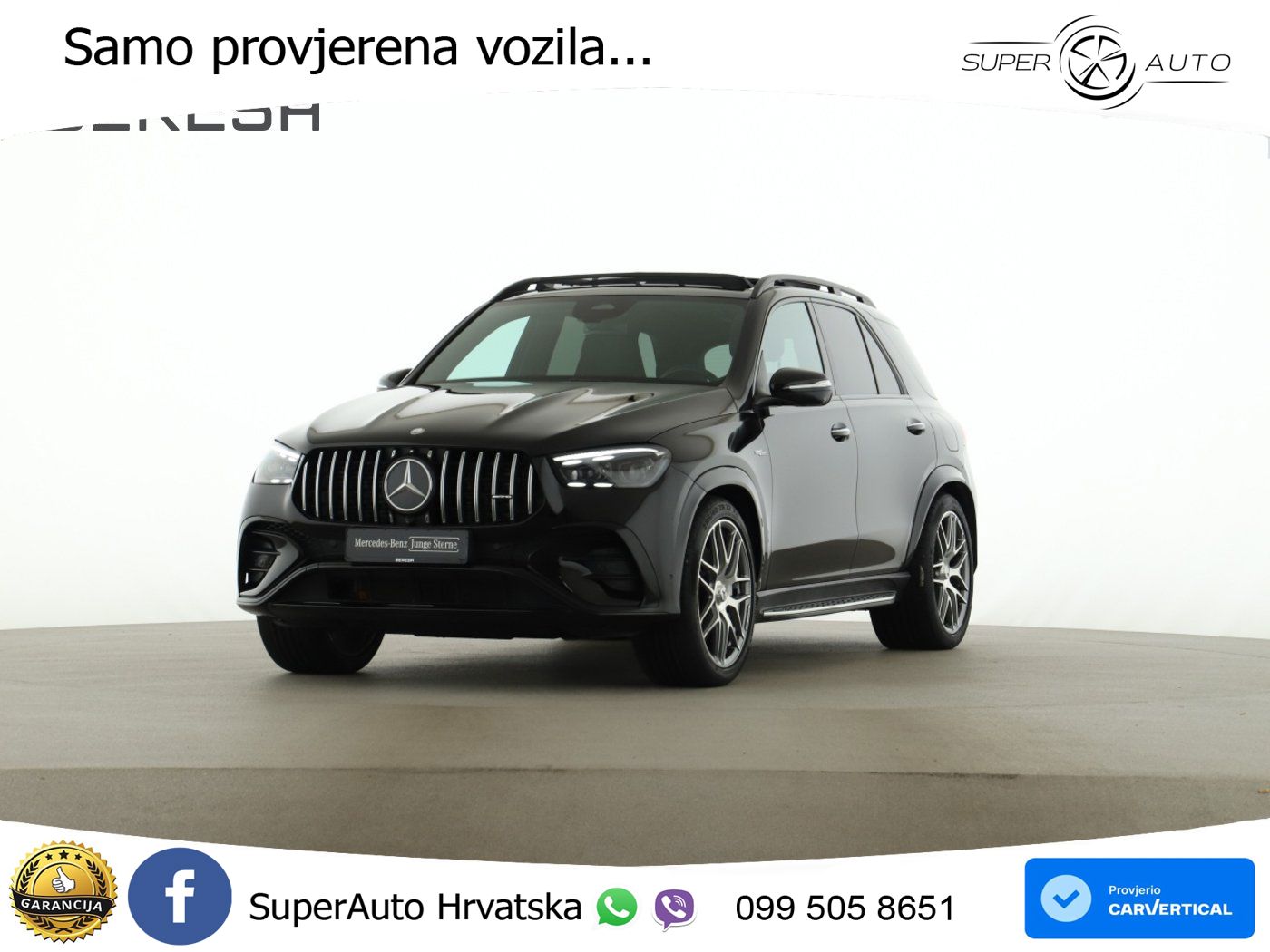 Mercedes AMG GLE 53 (544 KS) Hybrid 4MATIC+ 9G-TRONIC ACC+GR SJED+360+PANO