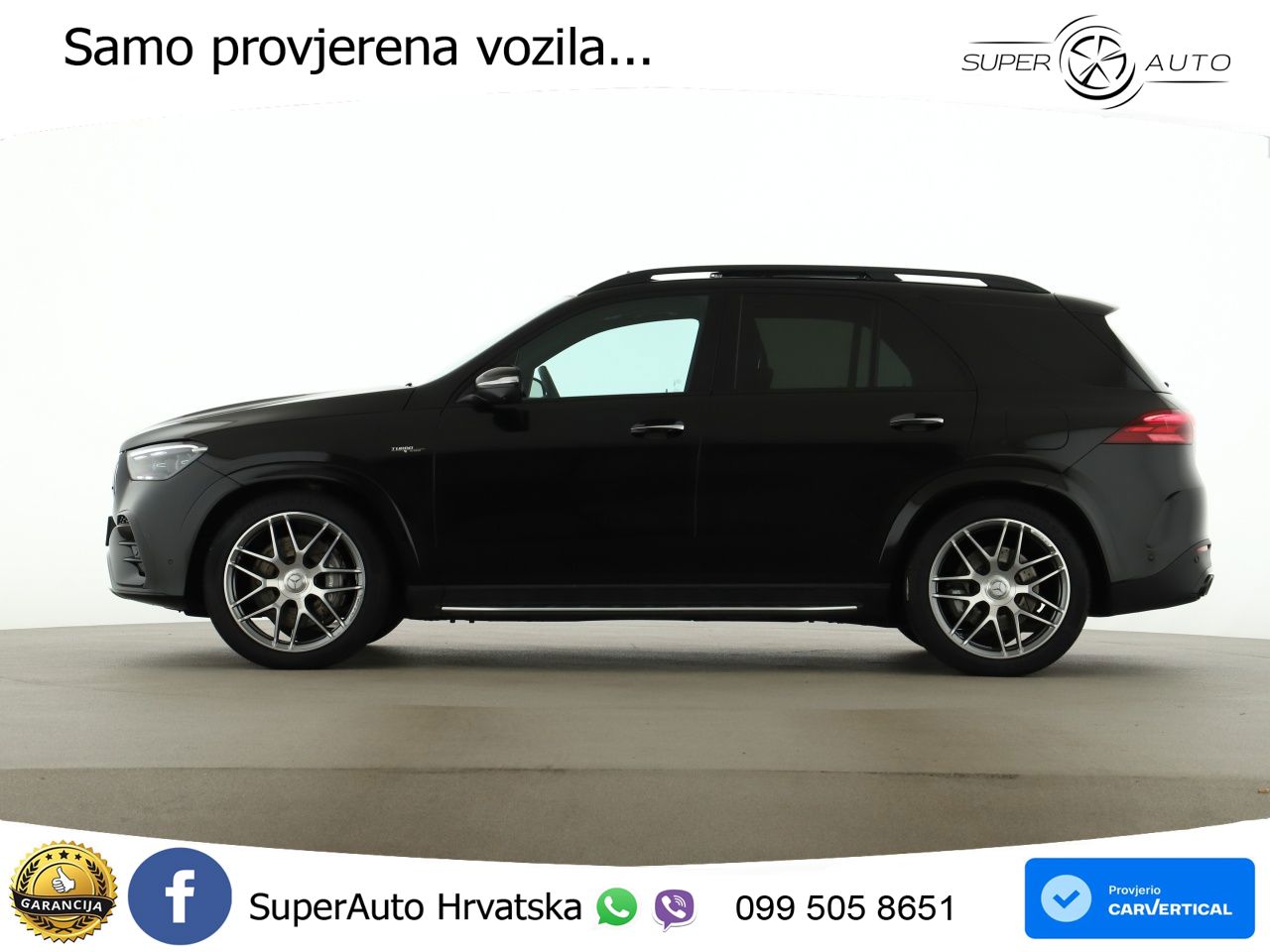 Mercedes AMG GLE 53 (544 KS) Hybrid 4MATIC+ 9G-TRONIC ACC+GR SJED+360+PANO
