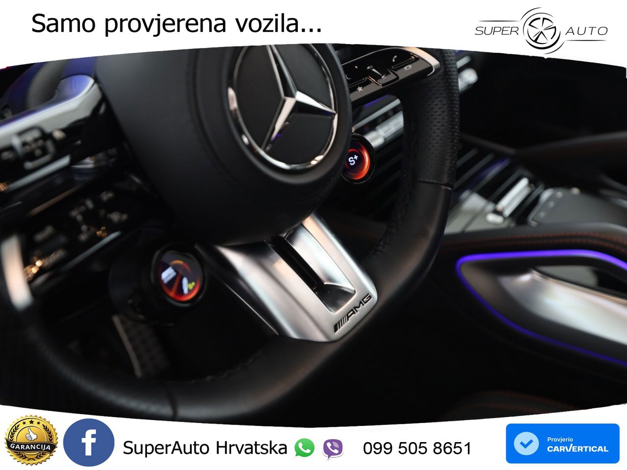 Mercedes AMG GLE 53 (544 KS) Hybrid 4MATIC+ 9G-TRONIC ACC+GR SJED+360+PANO