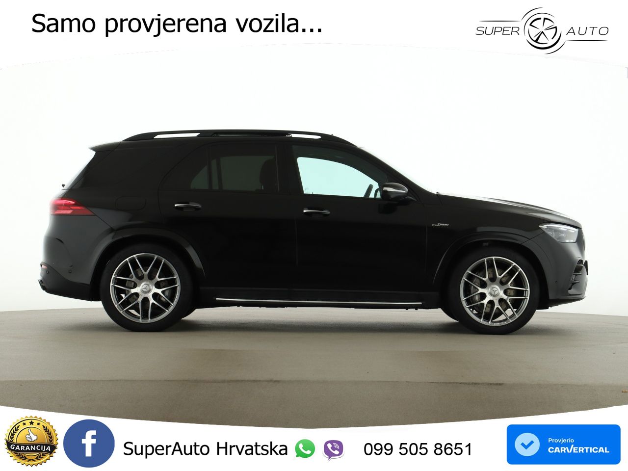 Mercedes AMG GLE 53 (544 KS) Hybrid 4MATIC+ 9G-TRONIC ACC+GR SJED+360+PANO