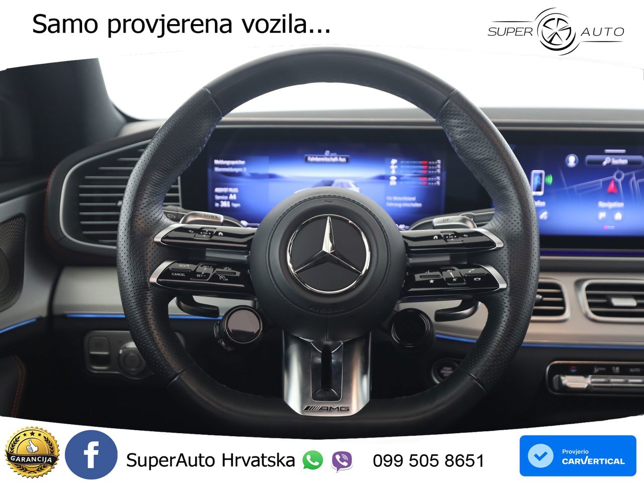 Mercedes AMG GLE 53 (544 KS) Hybrid 4MATIC+ 9G-TRONIC ACC+GR SJED+360+PANO