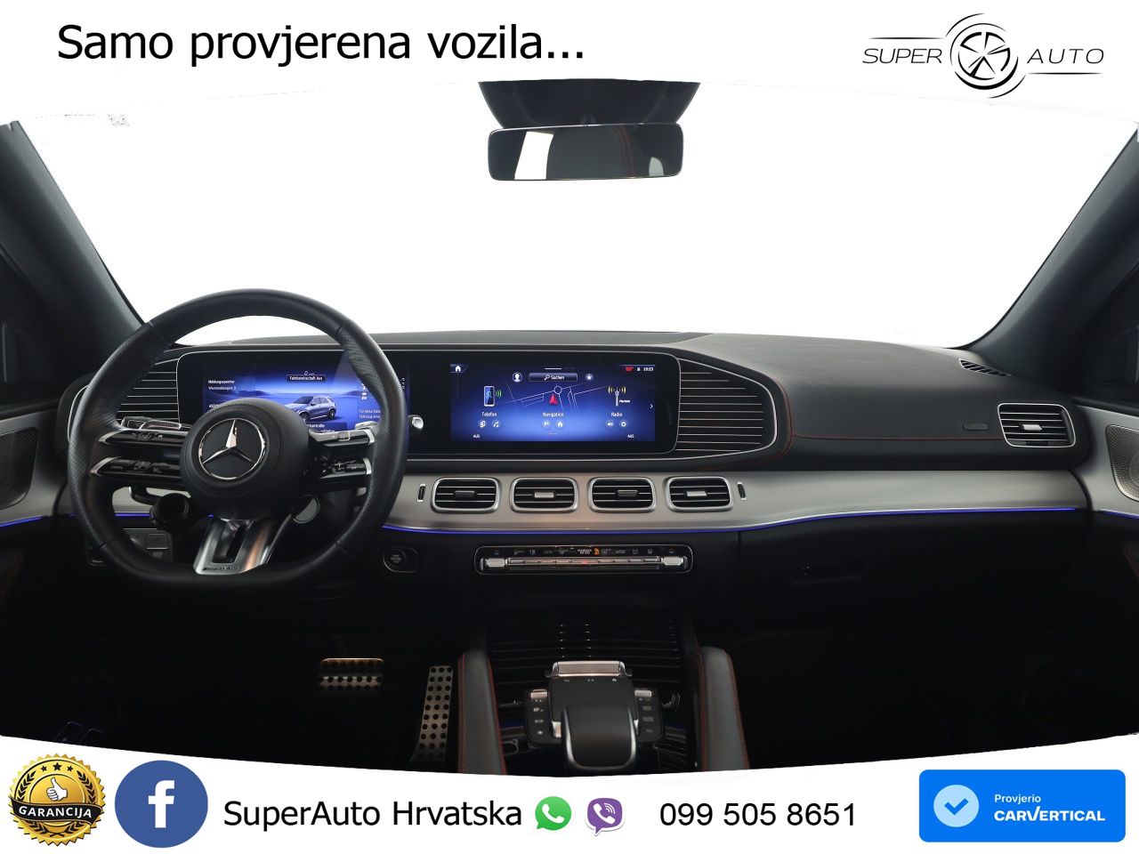 Mercedes AMG GLE 53 (544 KS) Hybrid 4MATIC+ 9G-TRONIC ACC+GR SJED+360+PANO