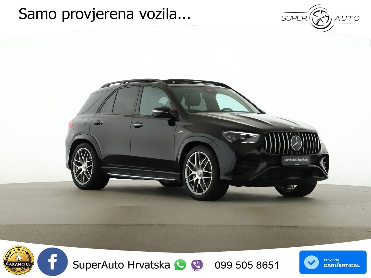 Mercedes AMG GLE 53 (544 KS) Hybrid 4MATIC+ 9G-TRONIC ACC+GR SJED+360+PANO