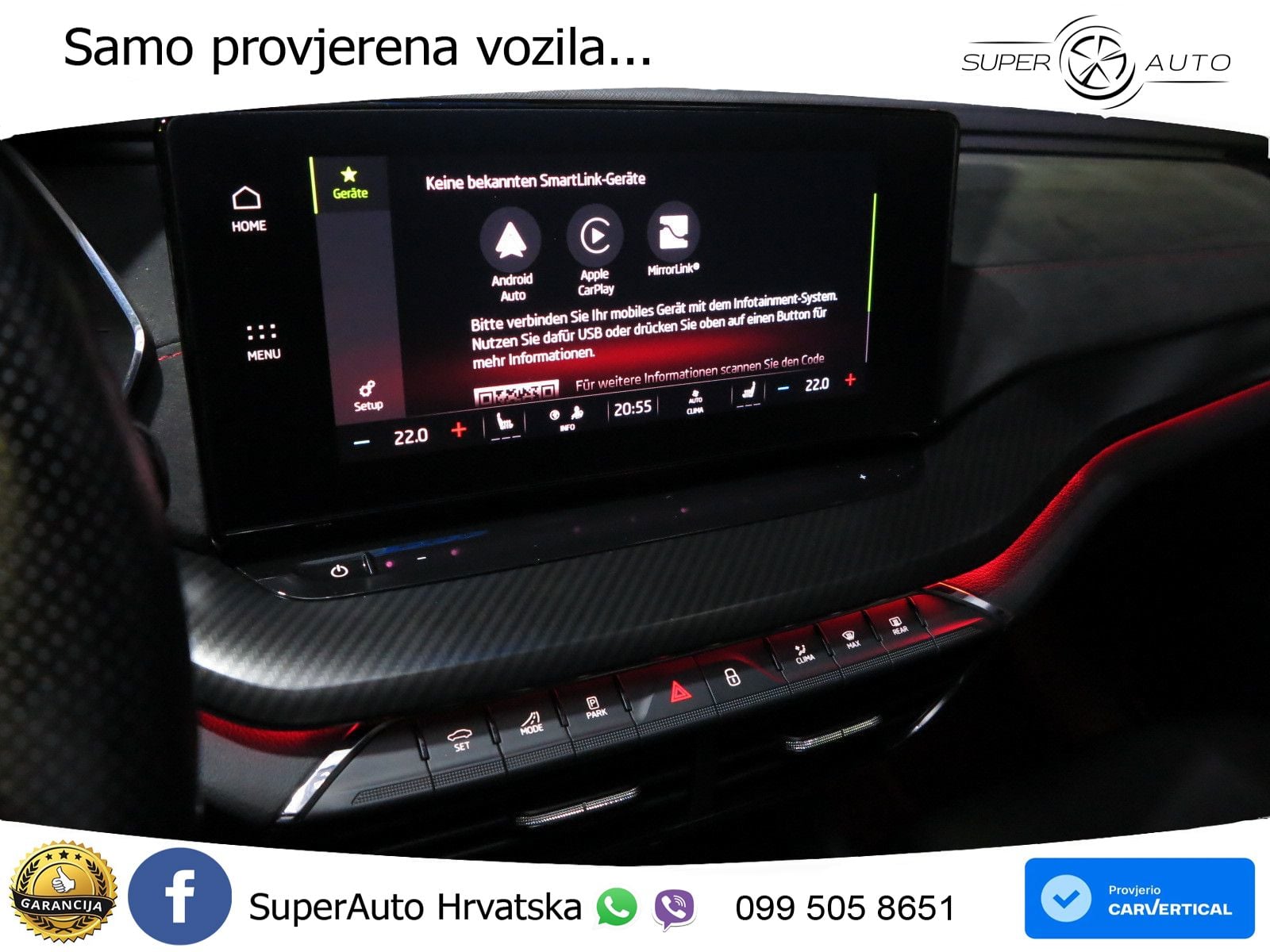 Škoda Octavia Combi RS 2.0 TDI (200 KS) DSG LED+GR SJED+ACC