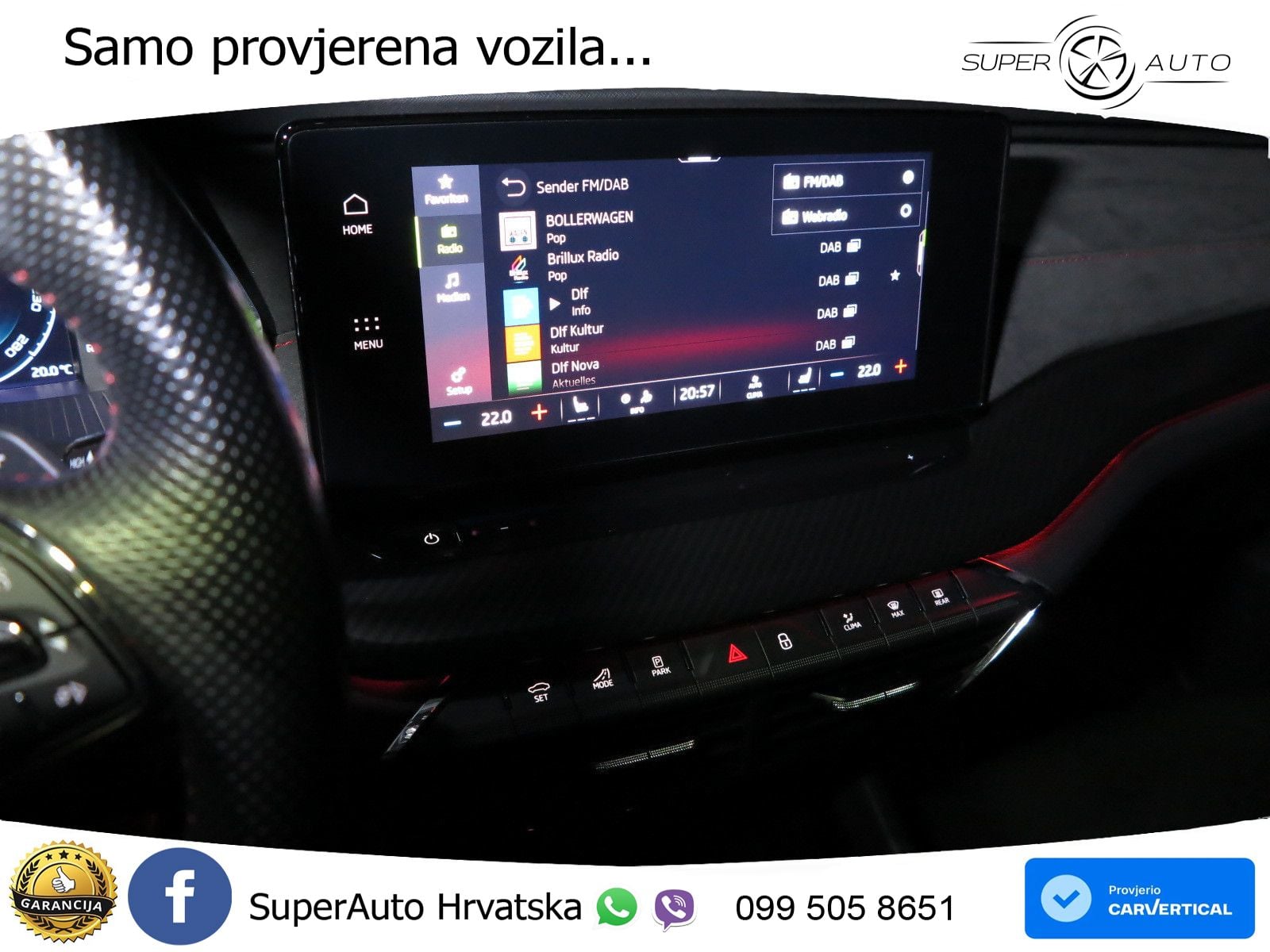 Škoda Octavia Combi RS 2.0 TDI (200 KS) DSG LED+GR SJED+ACC