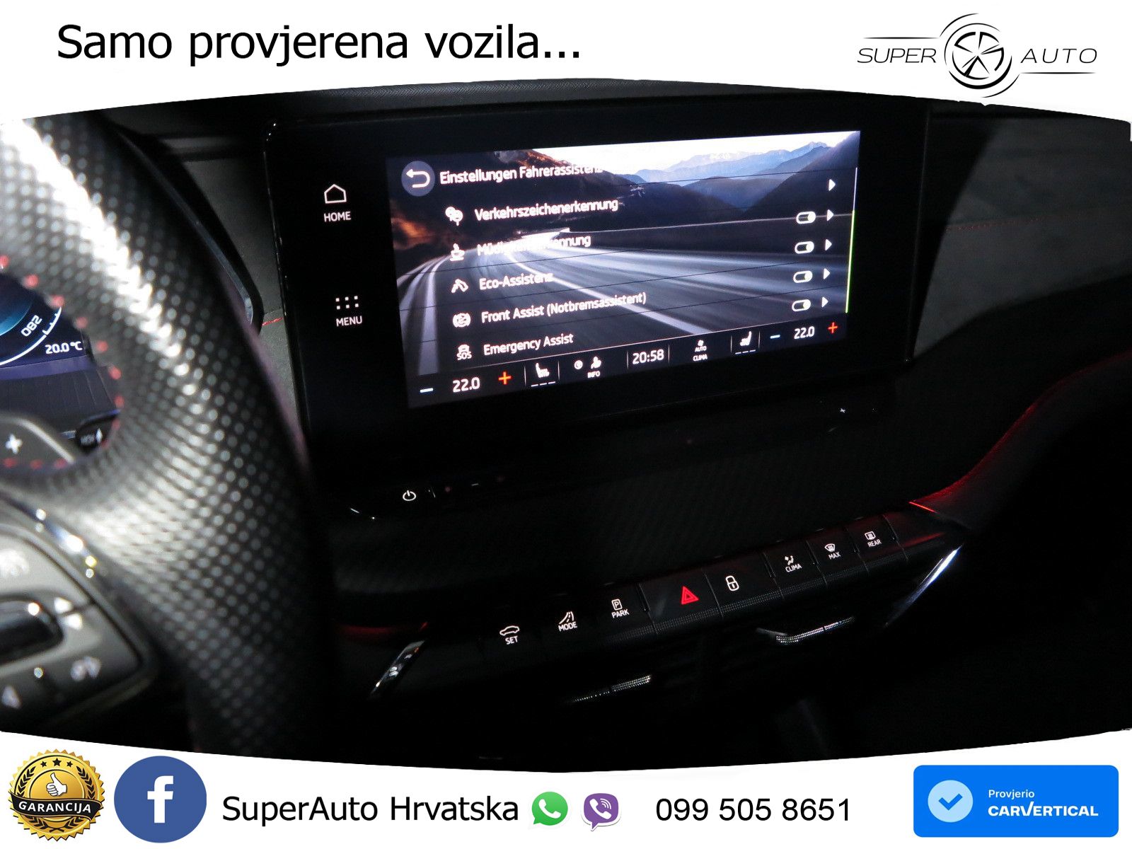 Škoda Octavia Combi RS 2.0 TDI (200 KS) DSG LED+GR SJED+ACC