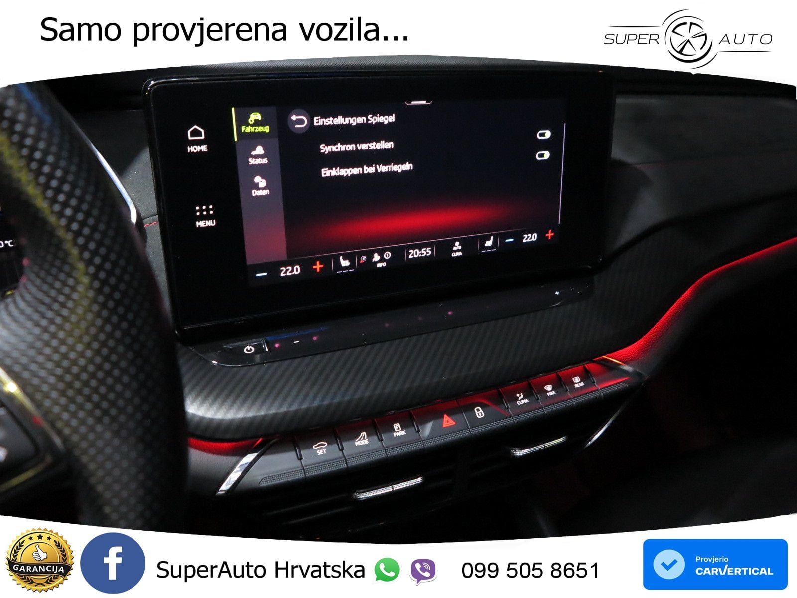 Škoda Octavia Combi RS 2.0 TDI (200 KS) DSG LED+GR SJED+ACC