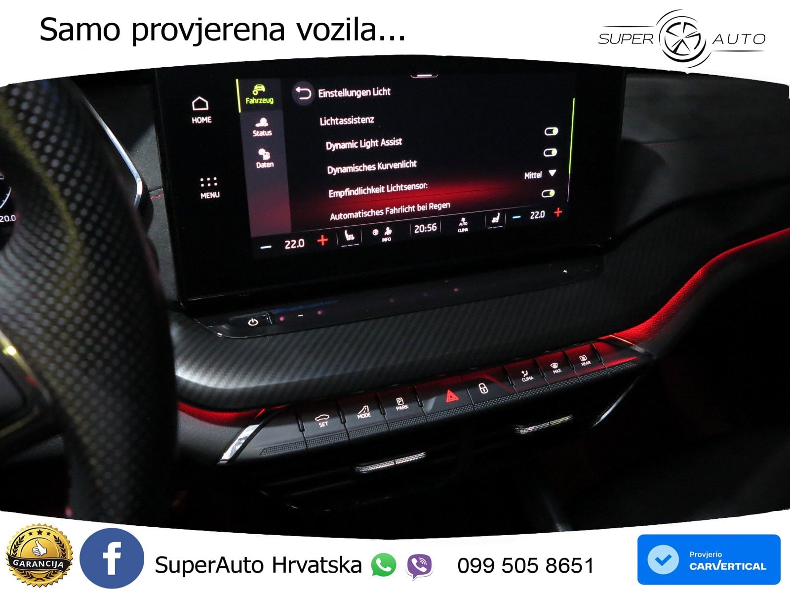 Škoda Octavia Combi RS 2.0 TDI (200 KS) DSG LED+GR SJED+ACC