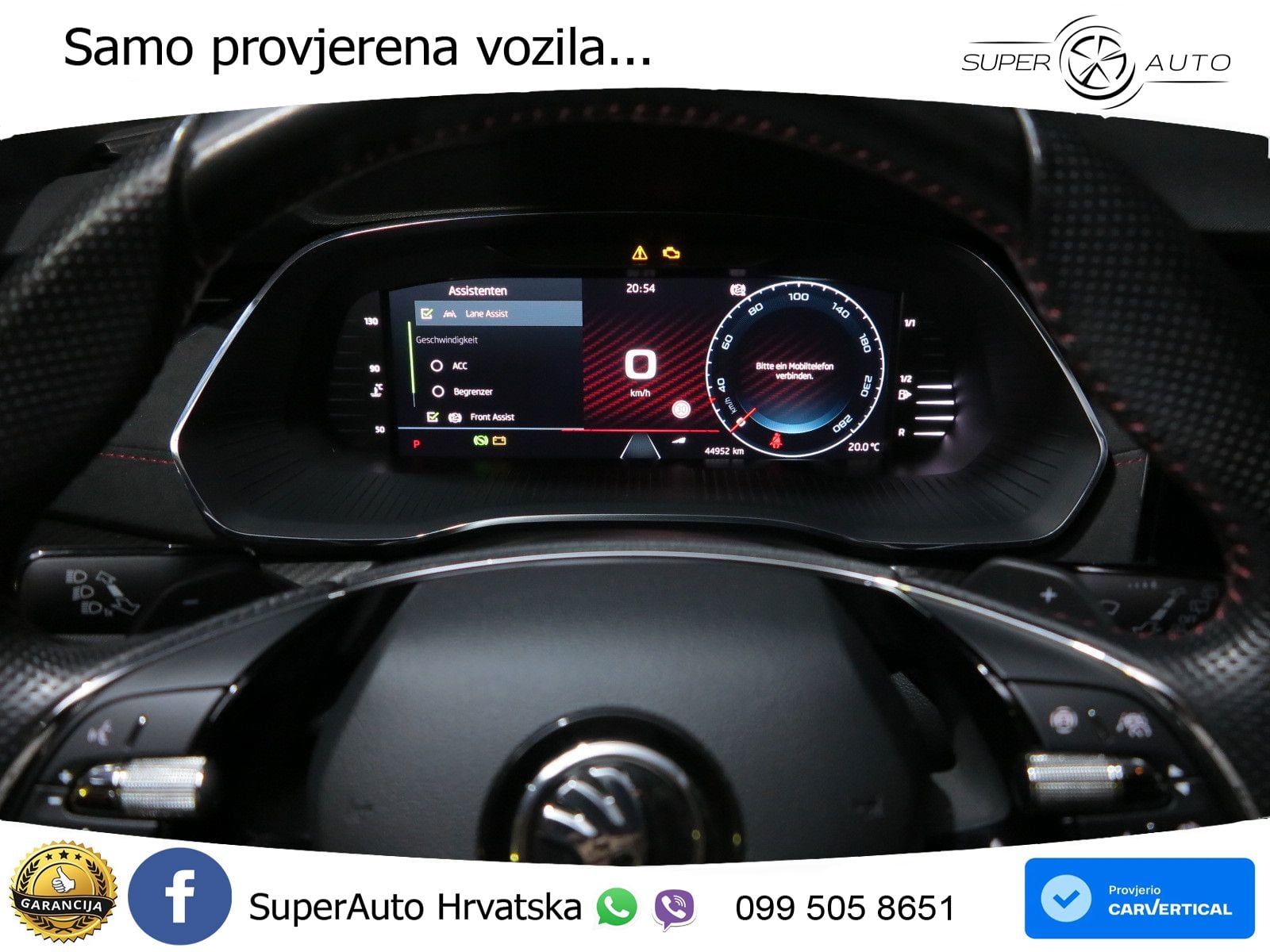 Škoda Octavia Combi RS 2.0 TDI (200 KS) DSG LED+GR SJED+ACC