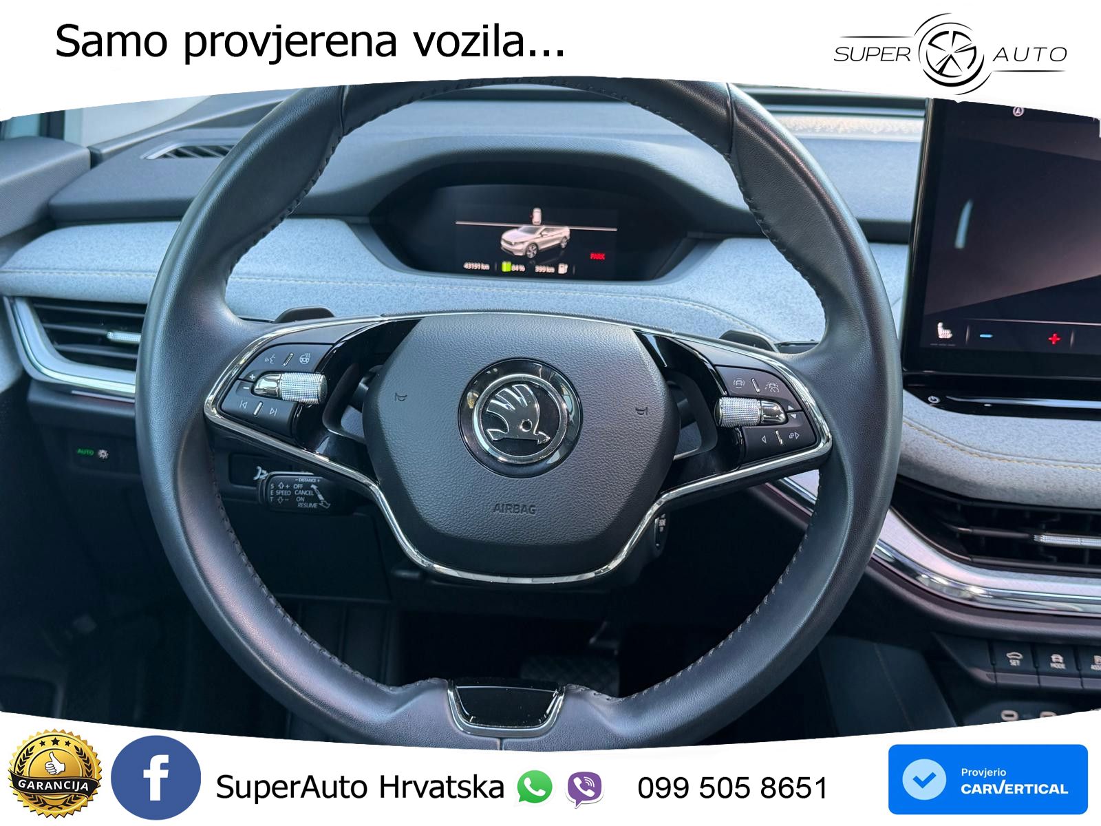 Škoda Enyaq iV 80 82 kWh (204 KS) Lounge LED+GR SJED+ACC