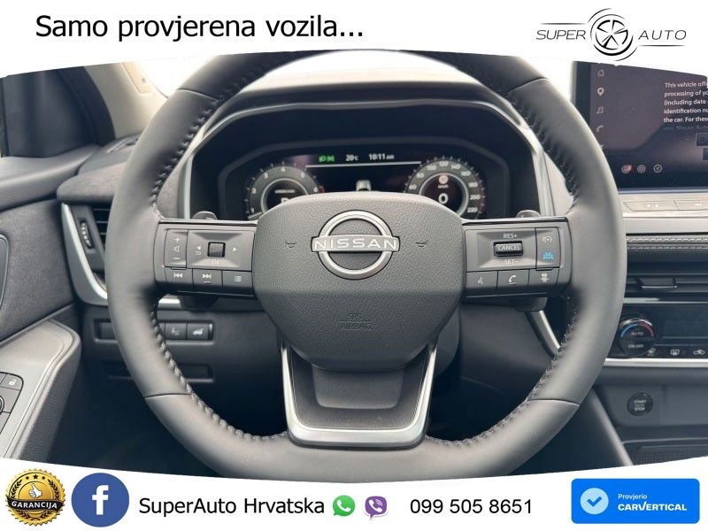 Nissan Qashqai 1.3 DIG-T (158 KS) Xtronic Tekna ACC+HEAD+GR SJED+360+PANO