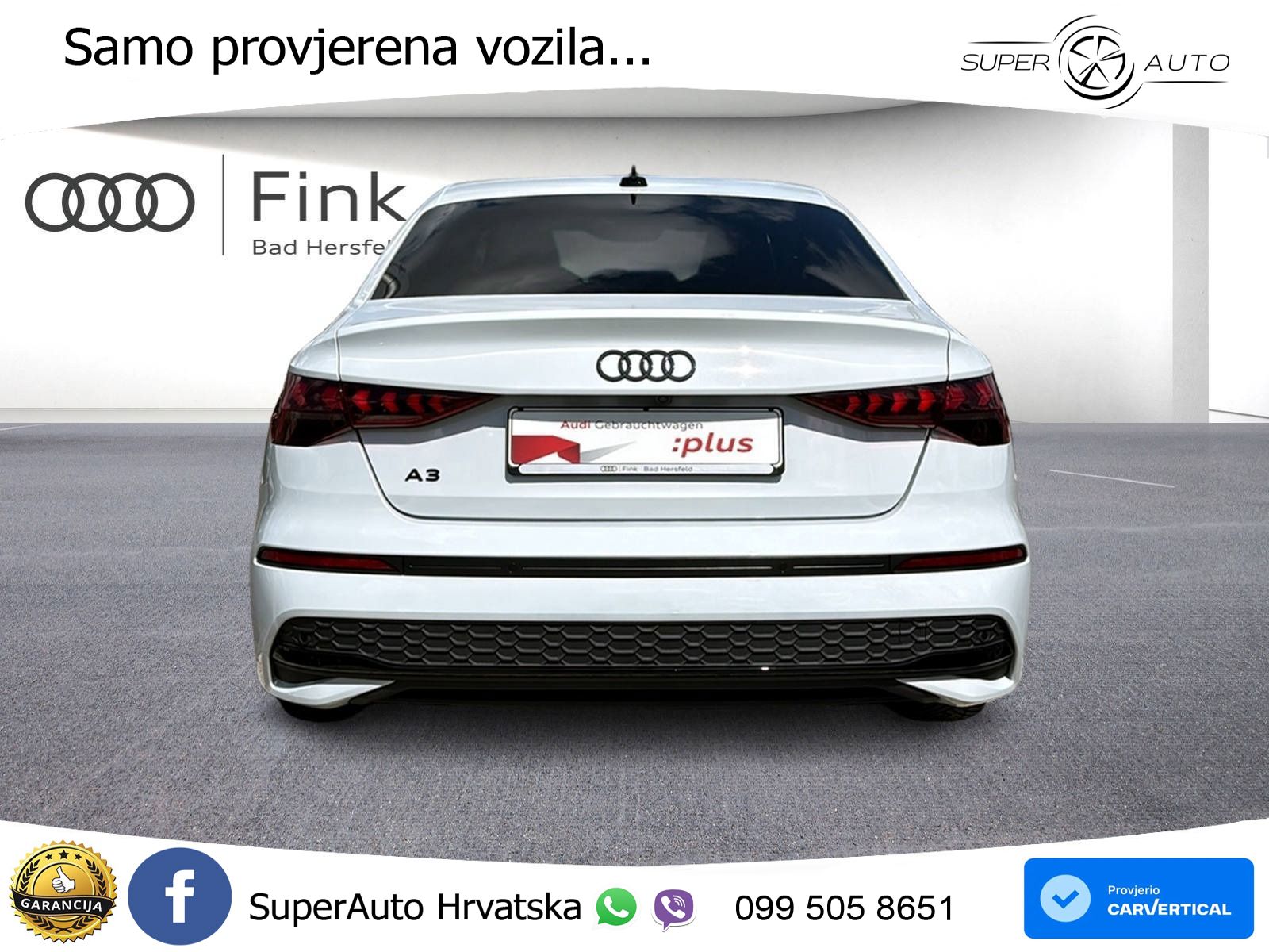 Audi A3 Limuzina 35 TFSI (150 KS) S tronic advanced LED+GR SJED+ACC