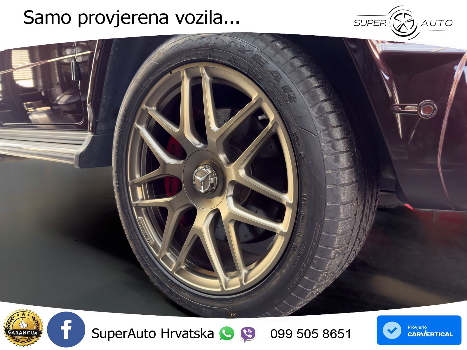 Mercedes AMG G 63 Long V8 (585 KS) 4MATIC 9G-TRONIC AMG SPEEDSHIFT PLUS ACC+GR SJED+360+PANO