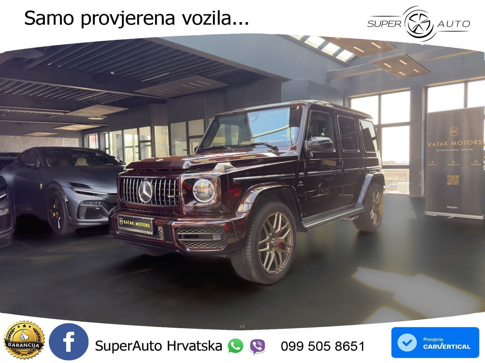 Mercedes AMG G 63 Long V8 (585 KS) 4MATIC 9G-TRONIC AMG SPEEDSHIFT PLUS ACC+GR SJED+360+PANO
