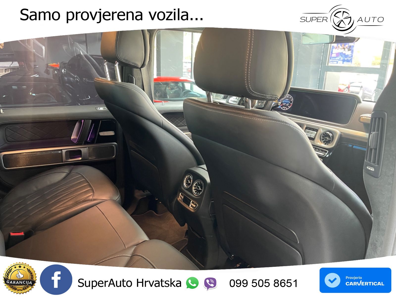 Mercedes AMG G 63 Long V8 (585 KS) 4MATIC 9G-TRONIC AMG SPEEDSHIFT PLUS ACC+GR SJED+360+PANO