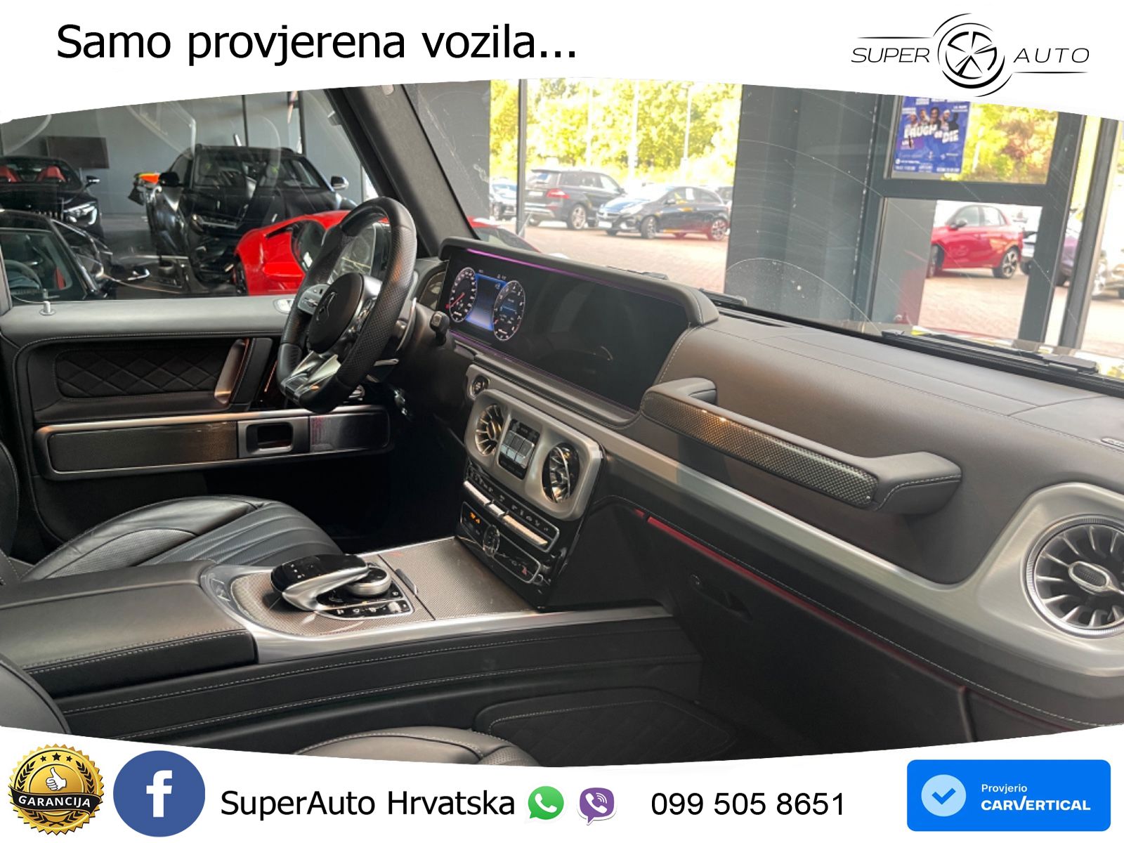 Mercedes AMG G 63 Long V8 (585 KS) 4MATIC 9G-TRONIC AMG SPEEDSHIFT PLUS ACC+GR SJED+360+PANO