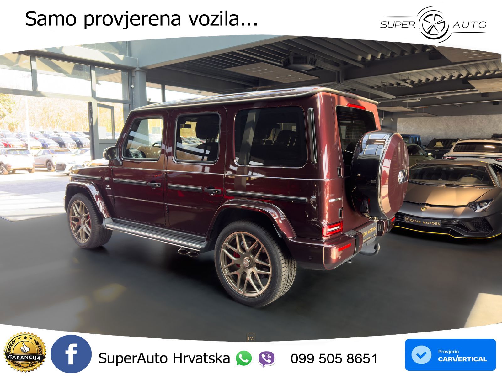 Mercedes AMG G 63 Long V8 (585 KS) 4MATIC 9G-TRONIC AMG SPEEDSHIFT PLUS ACC+GR SJED+360+PANO