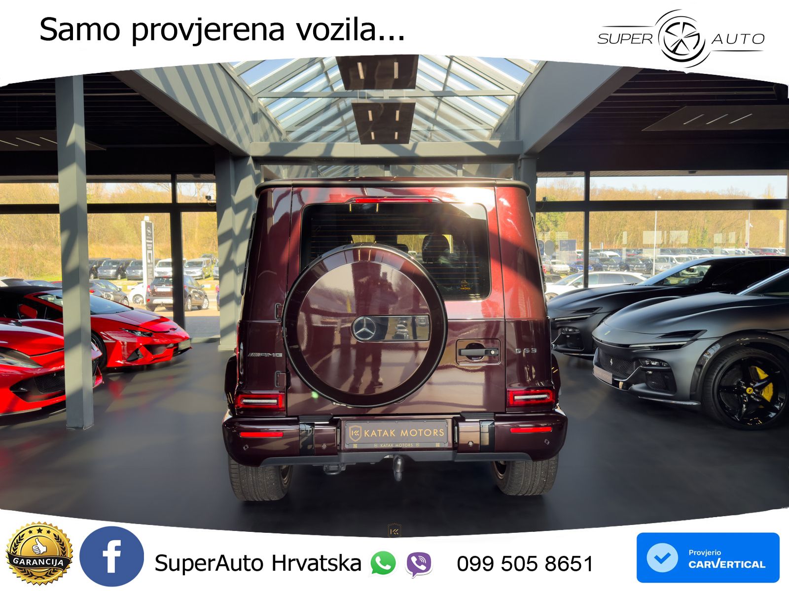 Mercedes AMG G 63 Long V8 (585 KS) 4MATIC 9G-TRONIC AMG SPEEDSHIFT PLUS ACC+GR SJED+360+PANO
