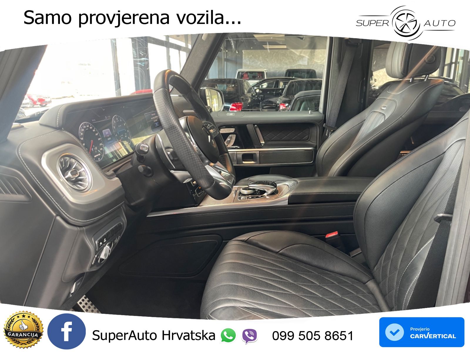 Mercedes AMG G 63 Long V8 (585 KS) 4MATIC 9G-TRONIC AMG SPEEDSHIFT PLUS ACC+GR SJED+360+PANO