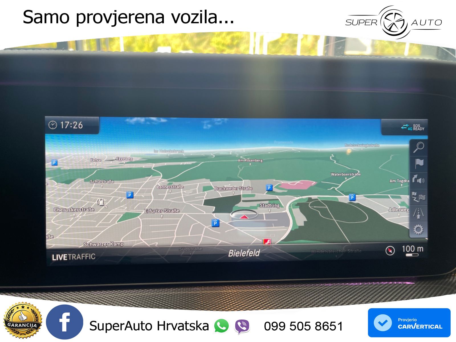 Mercedes AMG G 63 Long V8 (585 KS) 4MATIC 9G-TRONIC AMG SPEEDSHIFT PLUS ACC+GR SJED+360+PANO