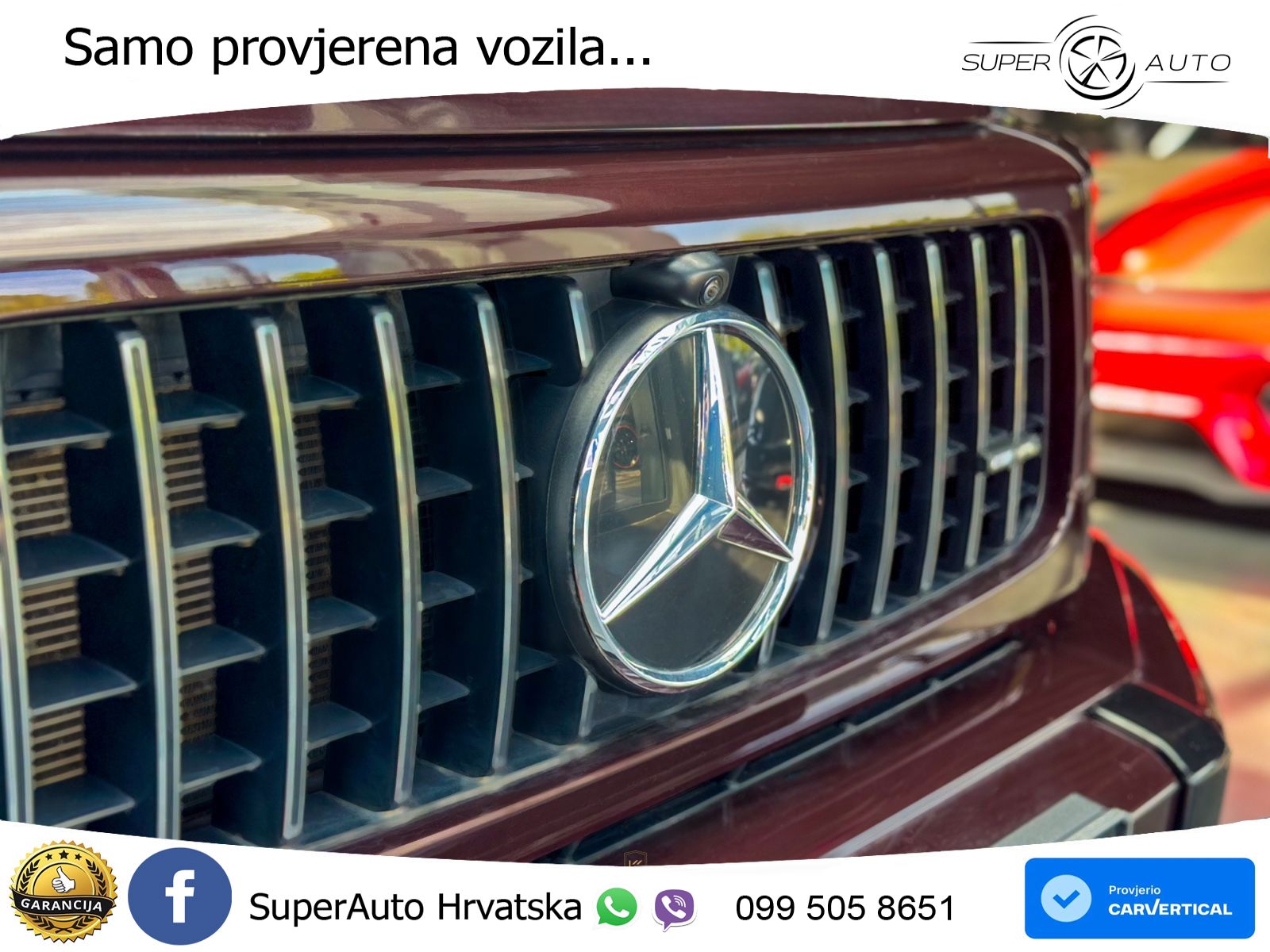 Mercedes AMG G 63 Long V8 (585 KS) 4MATIC 9G-TRONIC AMG SPEEDSHIFT PLUS ACC+GR SJED+360+PANO