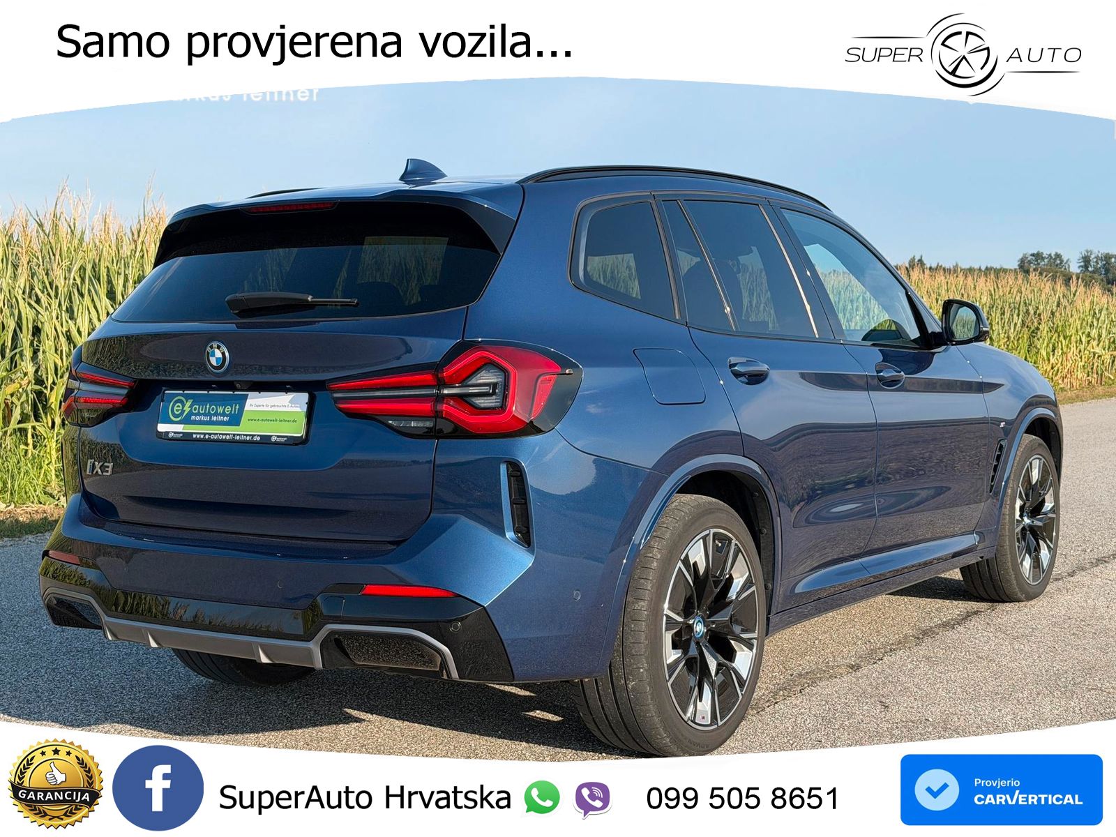 BMW iX3 80 kWh (286 KS)