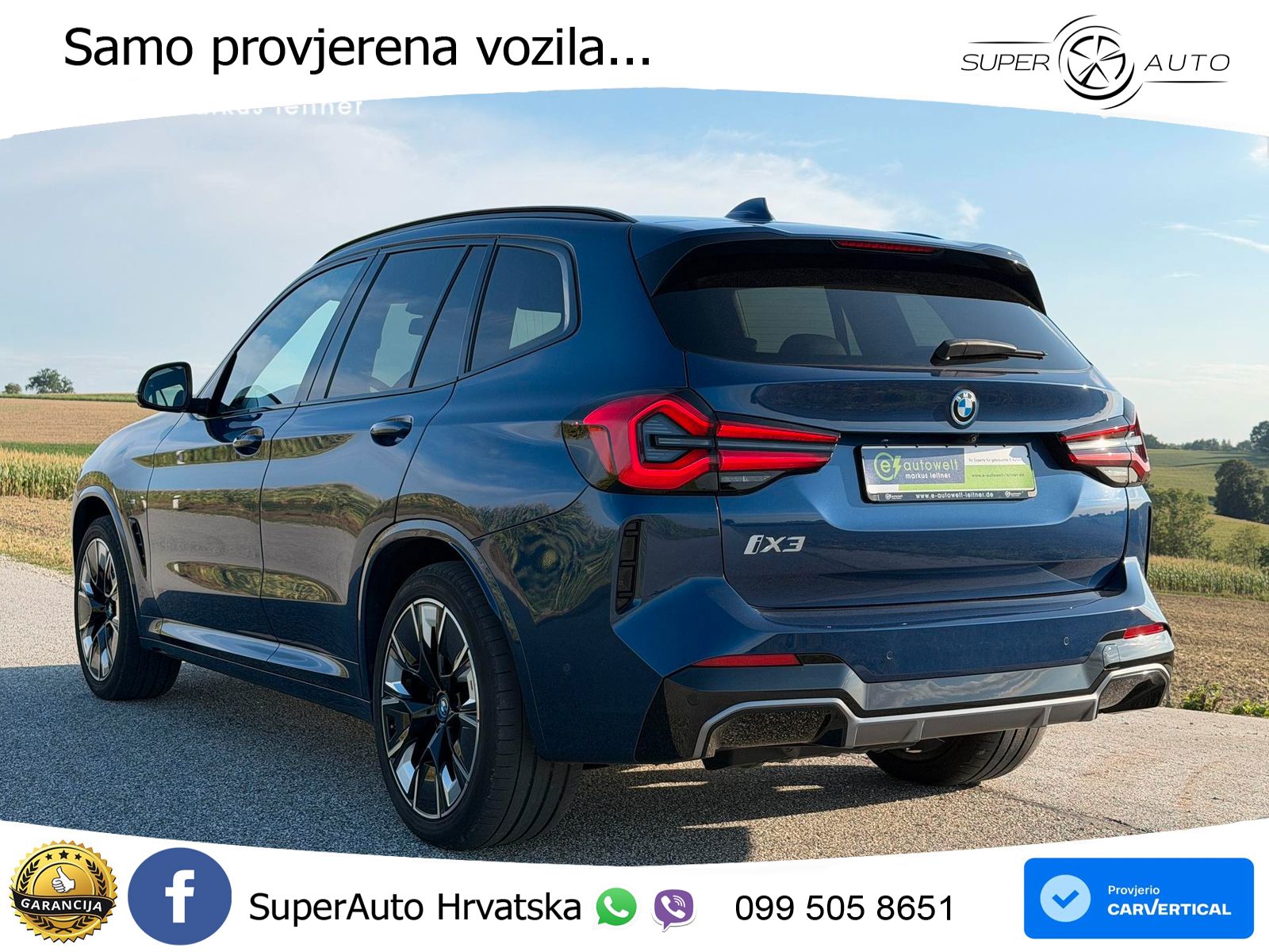 BMW iX3 80 kWh (286 KS)