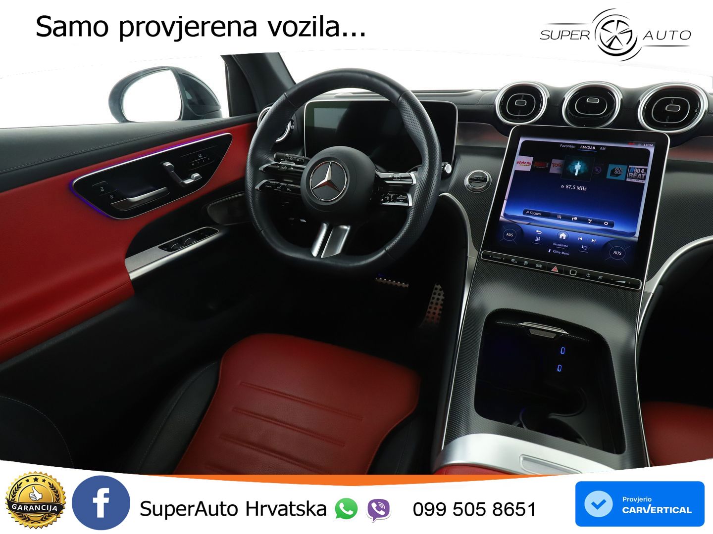 Mercedes GLC 400e (381 KS) 4MATIC 9G-TRONIC AMG ZRAČNI+ACC+GR SJED+KAM+PANO
