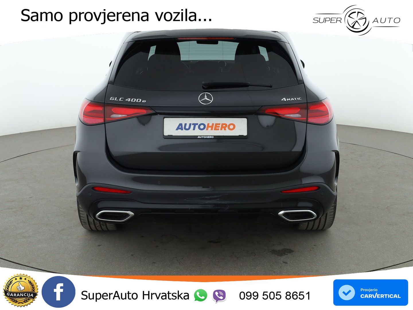 Mercedes GLC 400e (381 KS) 4MATIC 9G-TRONIC AMG ZRAČNI+ACC+GR SJED+KAM+PANO