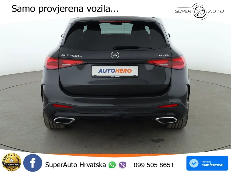 Mercedes GLC 400e (381 KS) 4MATIC 9G-TRONIC AMG ZRAČNI+ACC+GR SJED+KAM+PANO