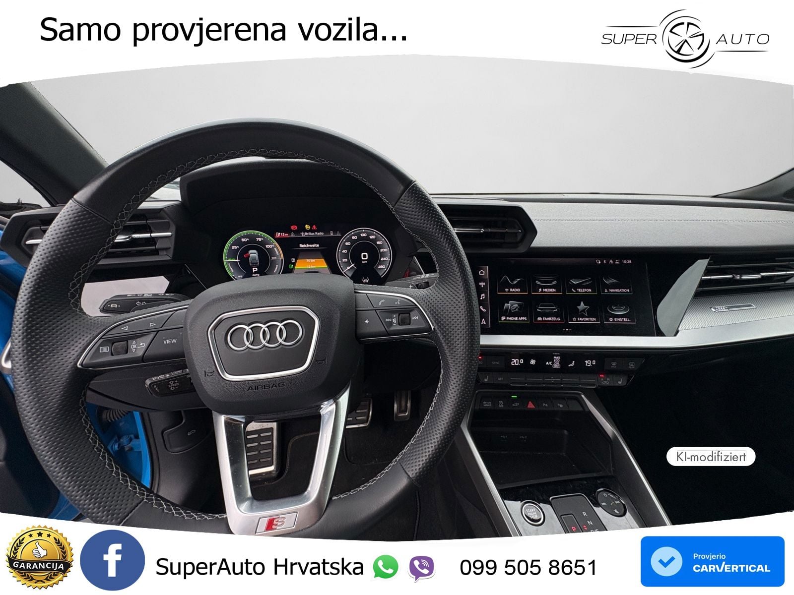 Audi A3 40 TFSIe (204 KS) S tronic S line LED+GR SJED+ACC