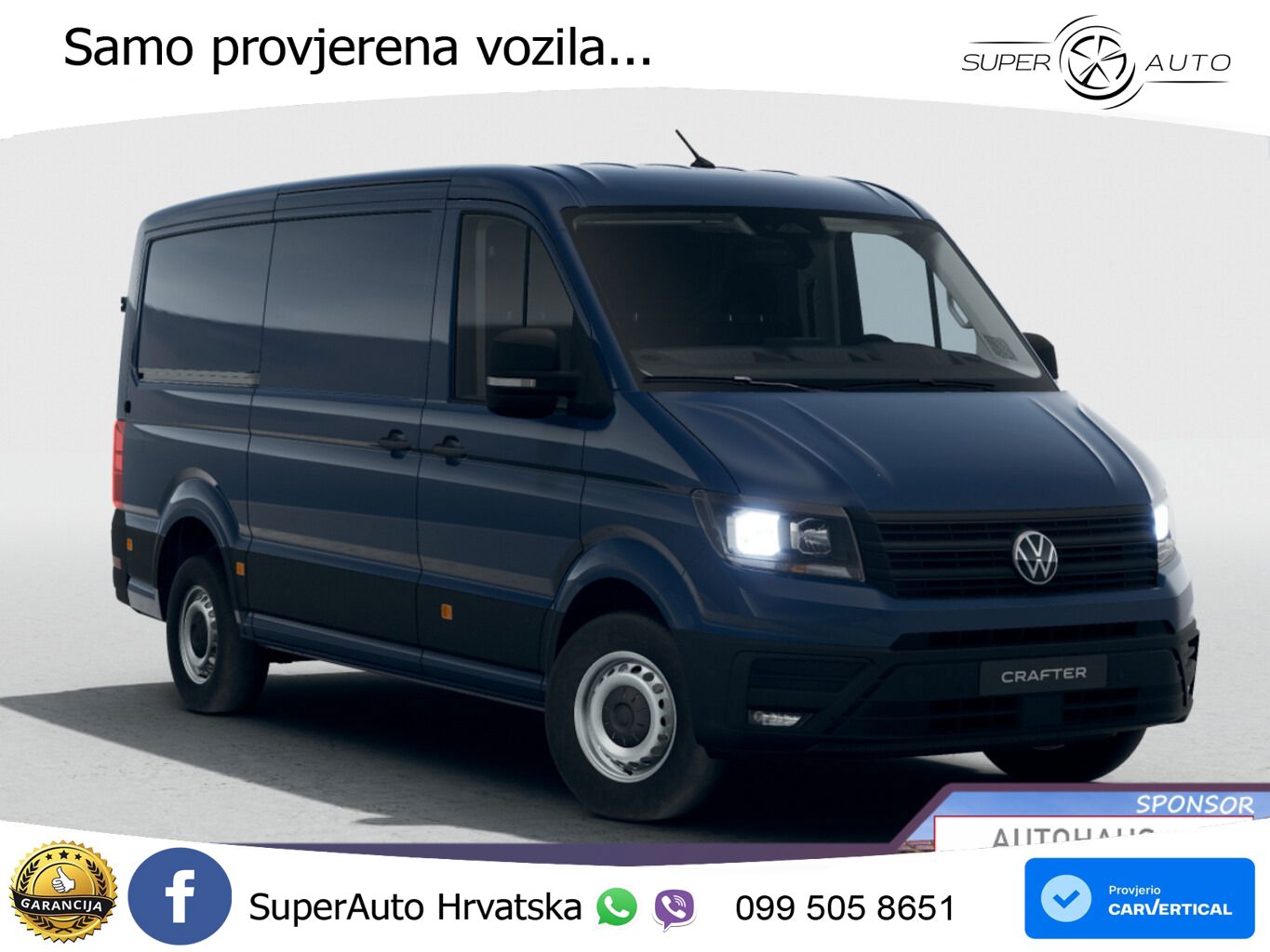 Volkswagen Crafter 35 AT8 L3H2 3S AHK Kam Temp UVP-39%* 140 KS