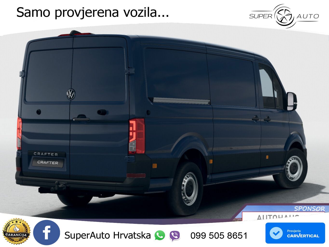 Volkswagen Crafter 35 AT8 L3H2 3S AHK Kam Temp UVP-39%* 140 KS