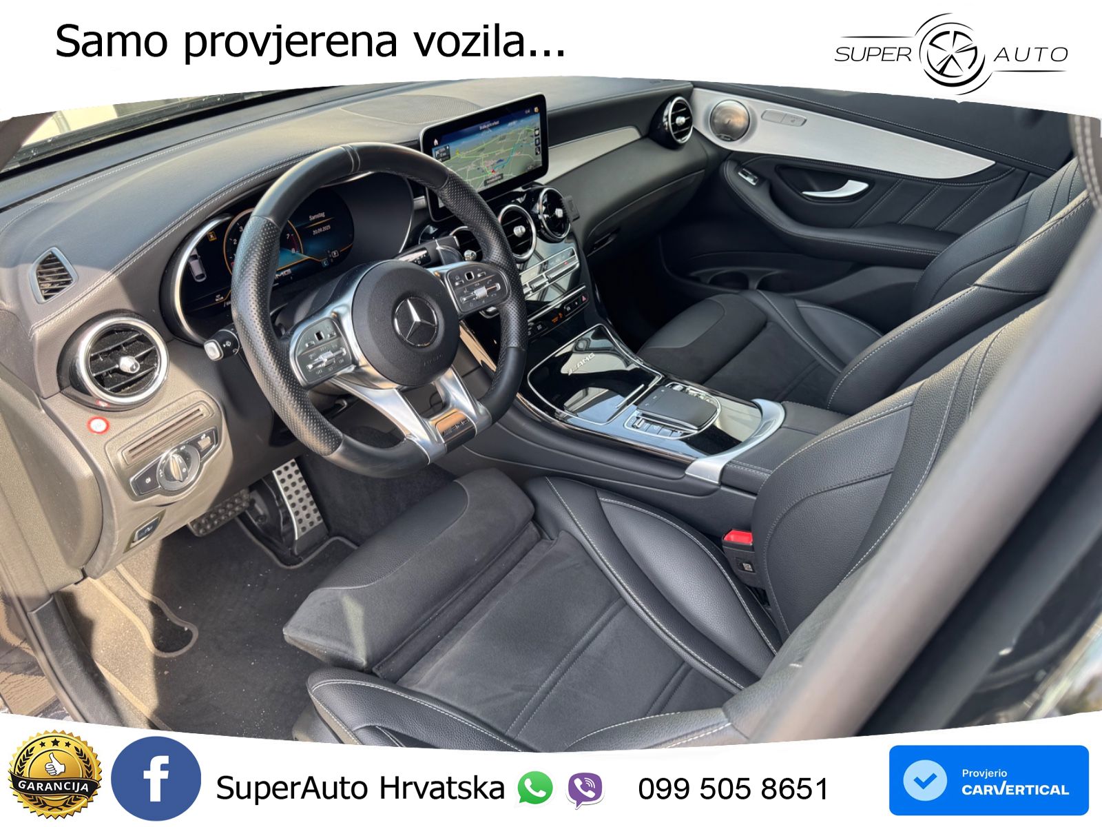 Mercedes GLC Coupe AMG 63 V8 (476 KS) 4MATIC+ MCT LED+GR SJED+ACC