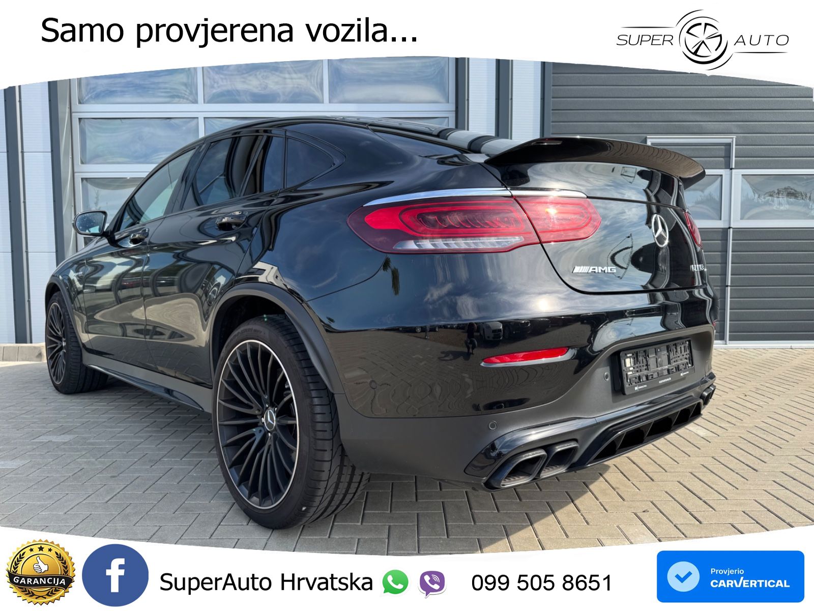 Mercedes GLC Coupe AMG 63 V8 (476 KS) 4MATIC+ MCT LED+GR SJED+ACC
