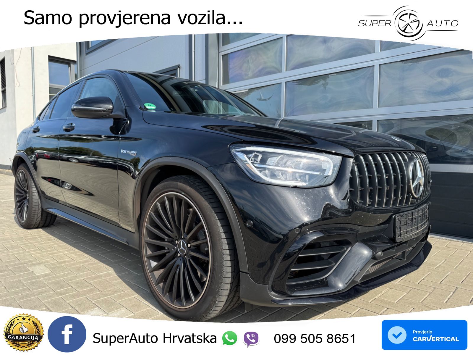 Mercedes GLC Coupe AMG 63 V8 (476 KS) 4MATIC+ MCT LED+GR SJED+ACC