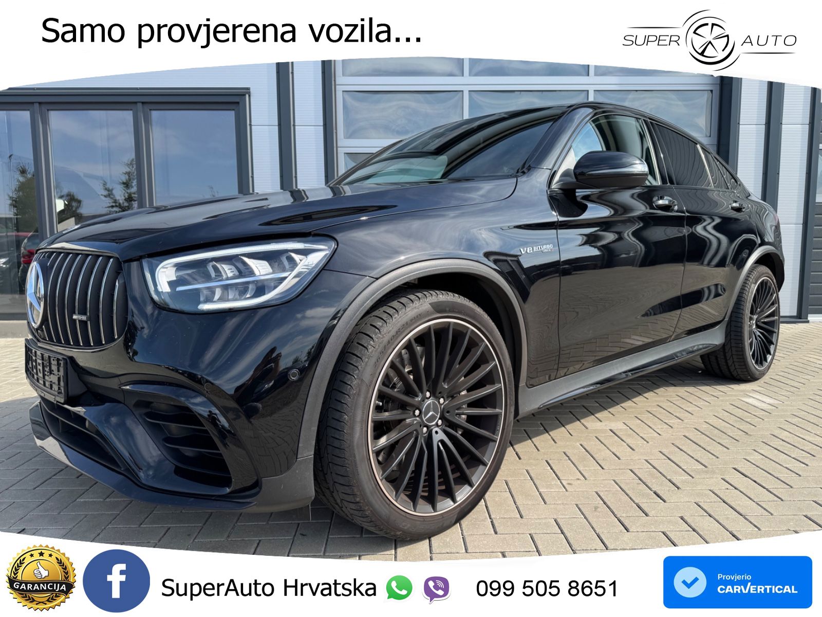 Mercedes GLC Coupe AMG 63 V8 (476 KS) 4MATIC+ MCT LED+GR SJED+ACC