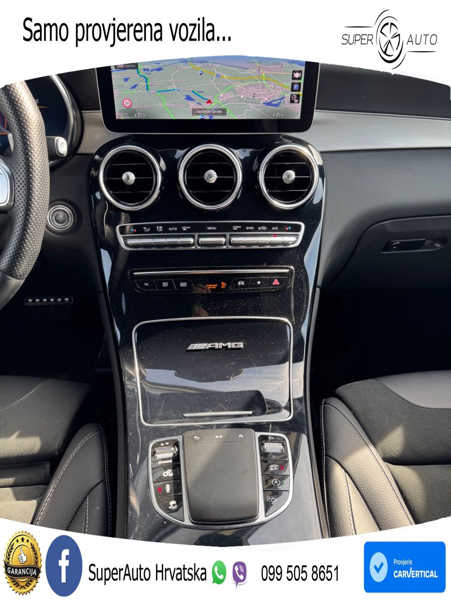 Mercedes GLC Coupe AMG 63 V8 (476 KS) 4MATIC+ MCT LED+GR SJED+ACC