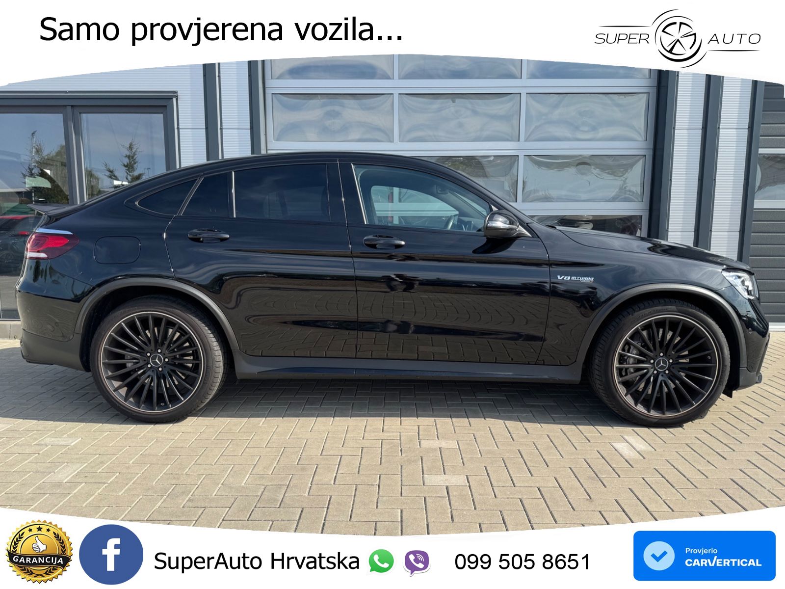 Mercedes GLC Coupe AMG 63 V8 (476 KS) 4MATIC+ MCT LED+GR SJED+ACC