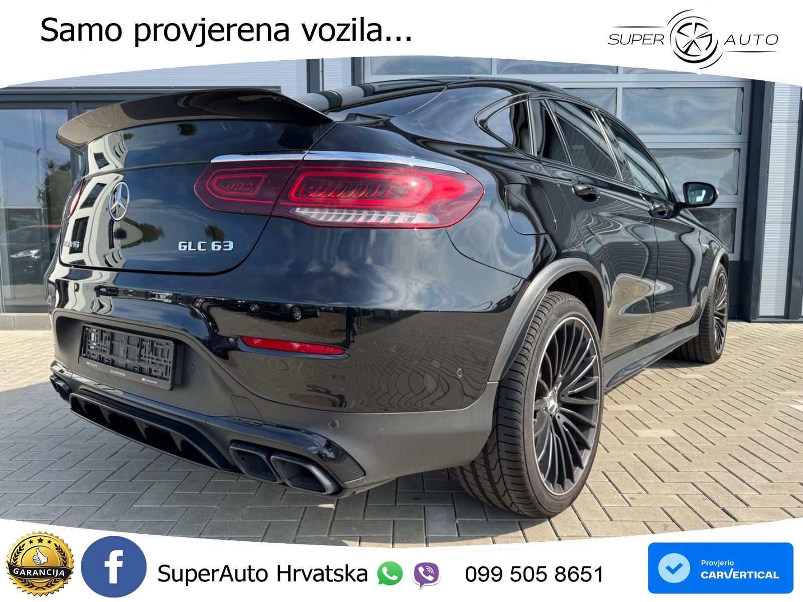 Mercedes GLC Coupe AMG 63 V8 (476 KS) 4MATIC+ MCT LED+GR SJED+ACC