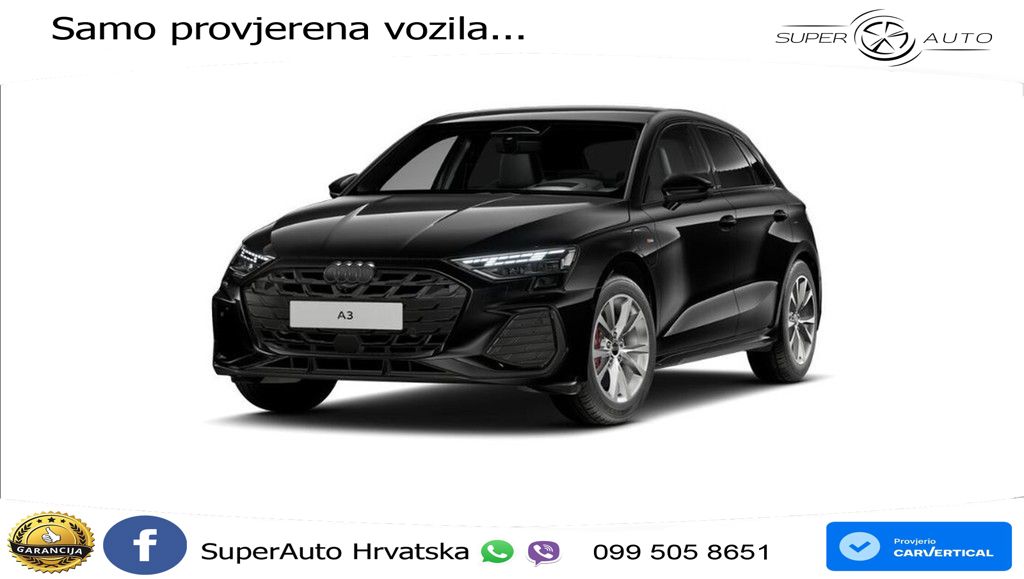 Audi A3 45 TFSIe (272 KS) S tronic S line LED+GR SJED+ACC