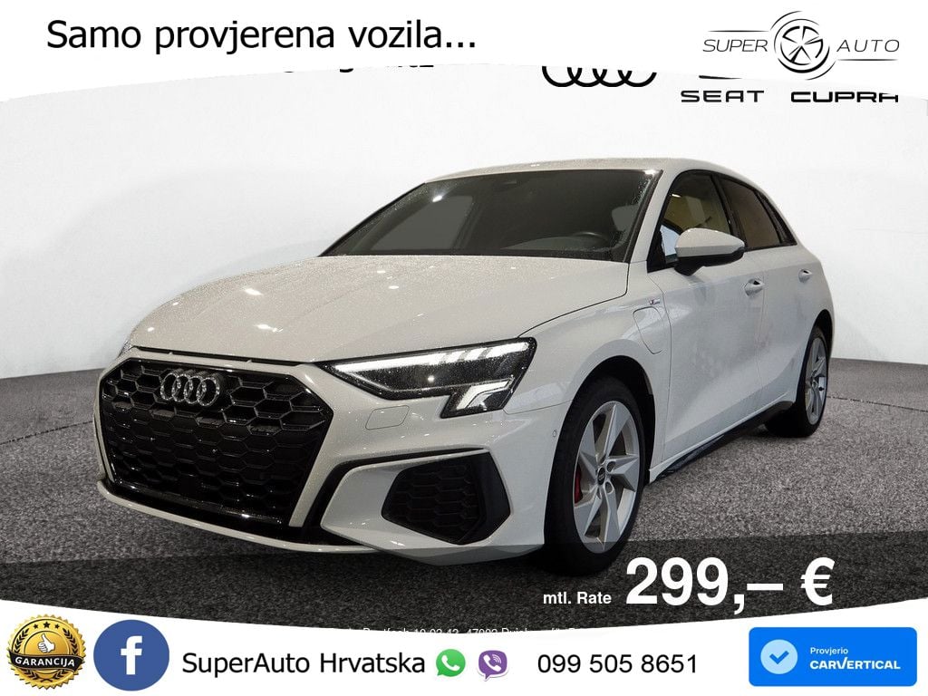 Audi A3 45 TFSIe (245 KS) S tronic S line