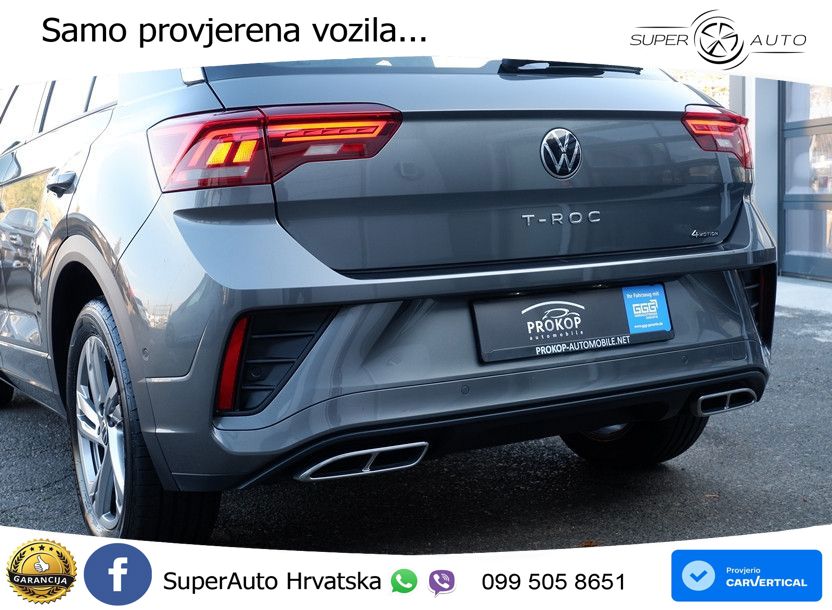 Volkswagen T-Roc 2.0 TSI (190 KS) 4M DSG LED+GR SJED+ACC