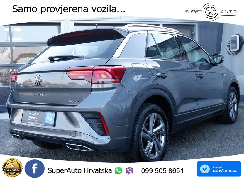 Volkswagen T-Roc 2.0 TSI (190 KS) 4M DSG LED+GR SJED+ACC
